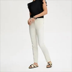 Mid Rise Pencil Jean