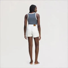 Embroidered Paperbag Short