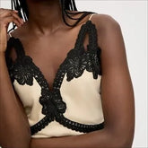 Lace Trim Cami Dress