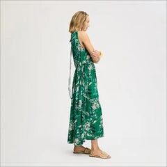 Side Tie Maxi Dress