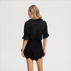 Short Sleeve Flounce Top