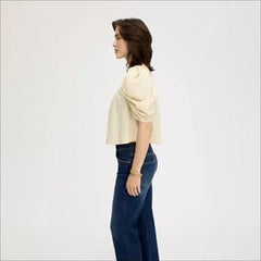 Square Neck Short Sleeve Top