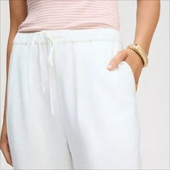 Drawstring Wide Leg