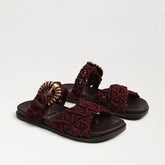 Lucy Woven Slip On Buckle Sandal