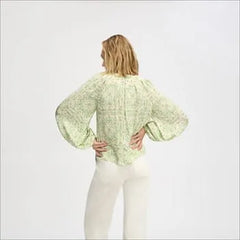 Gathered Boho Blouse