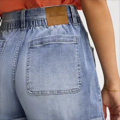Embroidered Paperbag Short