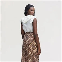 V-Neck Ruffle Tank