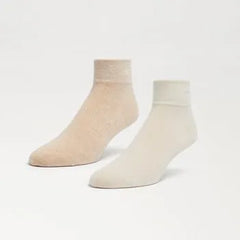 2 Pack Cotton Blend Ankle Socks