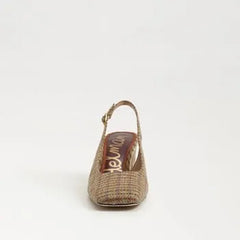 Lucille Block Heel Slingback