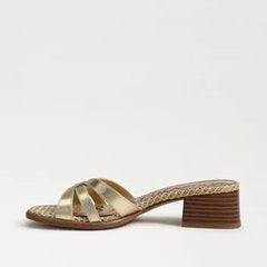 Farrin Block Heel Slide Sandal
