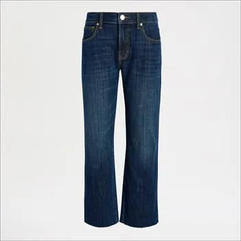 Mid Rise Straight Ankle Jean