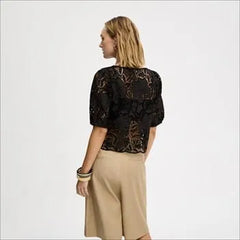 Lace Short Sleeve Top