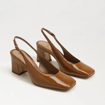 Lucille Block Heel Slingback