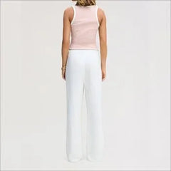 Drawstring Wide Leg