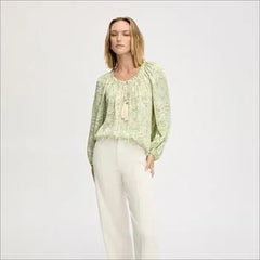 Gathered Boho Blouse