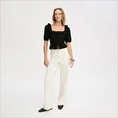 Short Sleeve Peasant Top