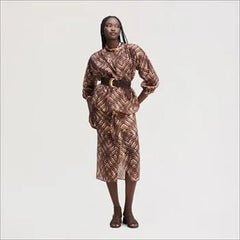 Printed Sarong Skirt