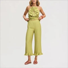 Ruffle Hem Pant