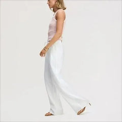 Drawstring Wide Leg