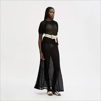 Knitted Lace Skirt