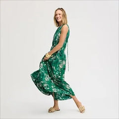 Side Tie Maxi Dress