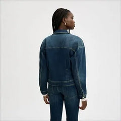 Cinch Waist Denim Jacket