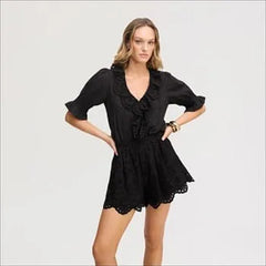 Short Sleeve Flounce Top