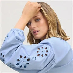 Long Sleeve Embroidery Top