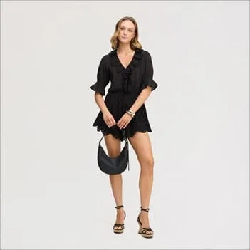 Short Sleeve Flounce Top