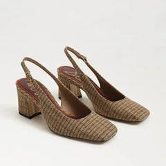 Lucille Block Heel Slingback