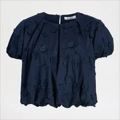 3D Floral Bubble Top