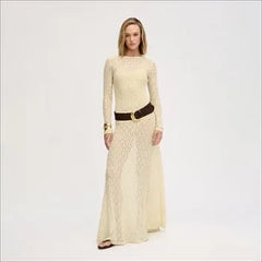 Long Sleeve Fitted Lace Top