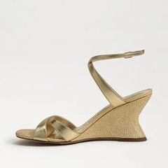 Davi Ankle Strap Wedge Sandal