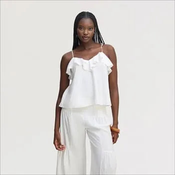 Ruffle Cami Top