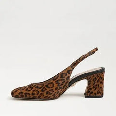 Lucille Block Heel Slingback