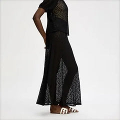 Knitted Lace Skirt