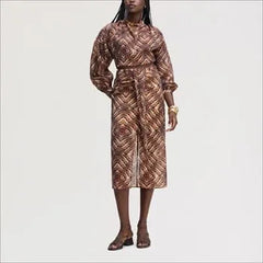 Printed Sarong Skirt